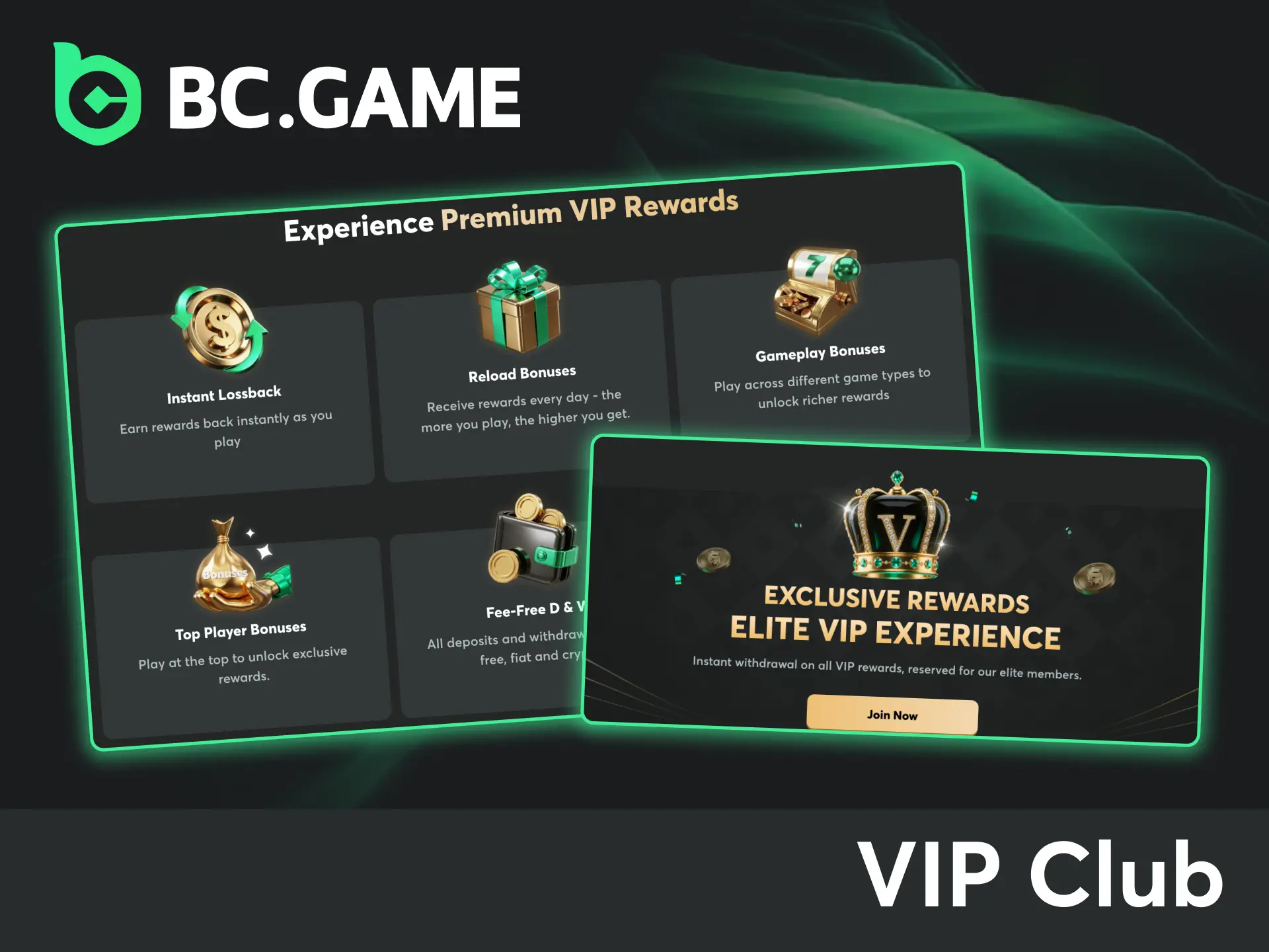 Join the VIP Club at BC Game, unlock exclusive rewards, and get personal support.