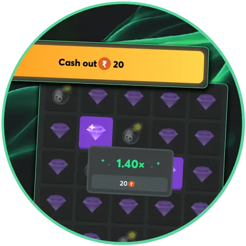 Use the instant cashout feature on BC Game, and secure your winnings after every turn.